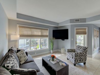 Two Bedroom Two Bathroom Condo Across Street from Beach